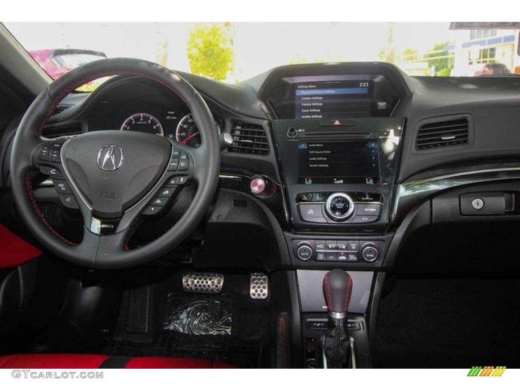 2019 Acura ILX A-Spec Red Dashboard Photo #134640752