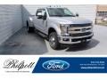 2019 Ingot Silver Ford F350 Super Duty Lariat Crew Cab 4x4  photo #1