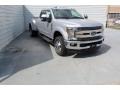 2019 Ingot Silver Ford F350 Super Duty Lariat Crew Cab 4x4  photo #2