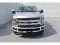 2019 Ingot Silver Ford F350 Super Duty Lariat Crew Cab 4x4  photo #3