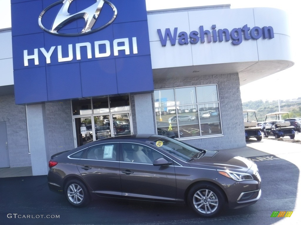 2016 Sonata SE - Dark Truffle / Beige photo #2