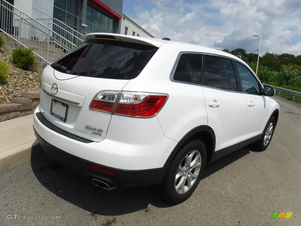 2011 CX-9 Touring AWD - Crystal White Pearl Mica / Black photo #10