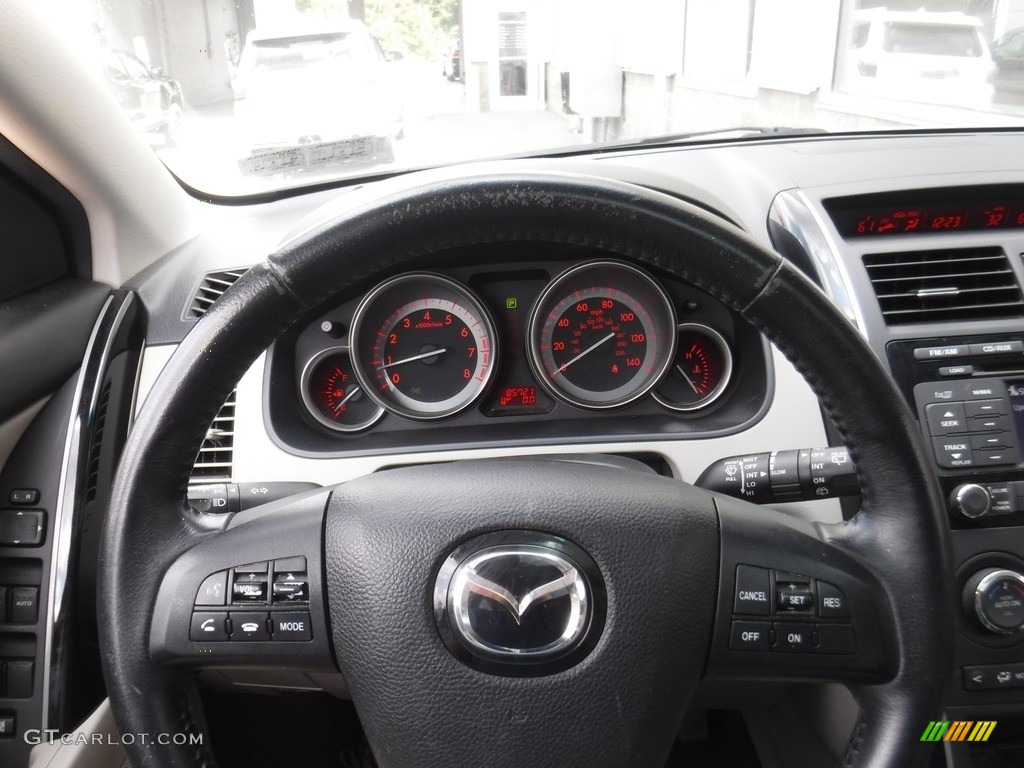 2011 CX-9 Touring AWD - Crystal White Pearl Mica / Black photo #19