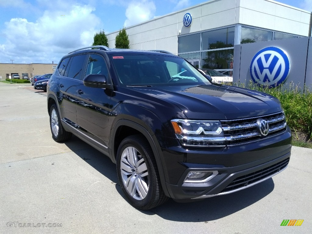 Deep Black Pearl 2019 Volkswagen Atlas SEL 4Motion Exterior Photo #134645555
