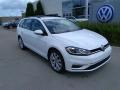 Pure White 2019 Volkswagen Golf SportWagen SE Exterior