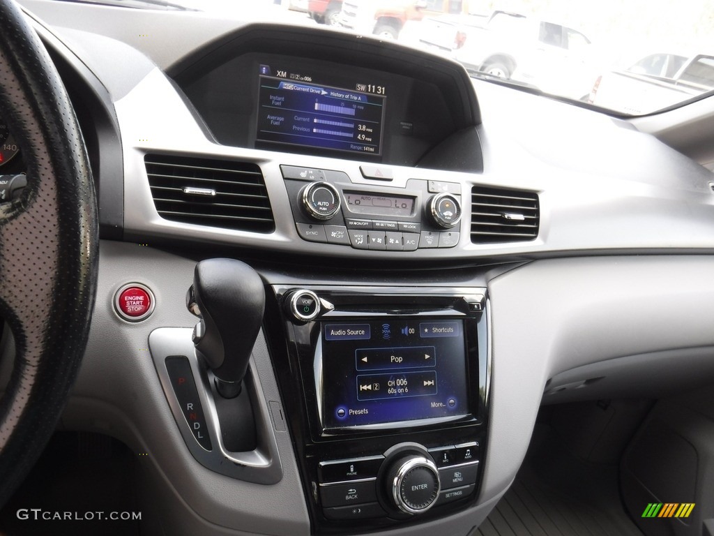 2015 Odyssey EX-L - Obsidian Blue Pearl / Gray photo #18