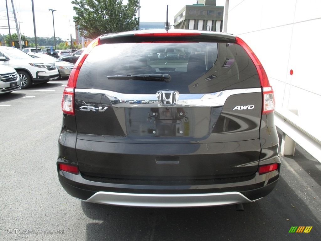 2016 CR-V EX AWD - Kona Coffee Metallic / Black photo #4