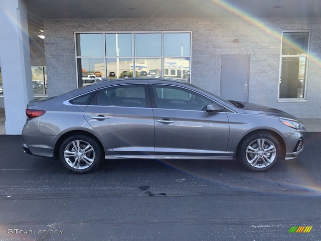 2019 Sonata SEL - Machine Gray / Black photo #3