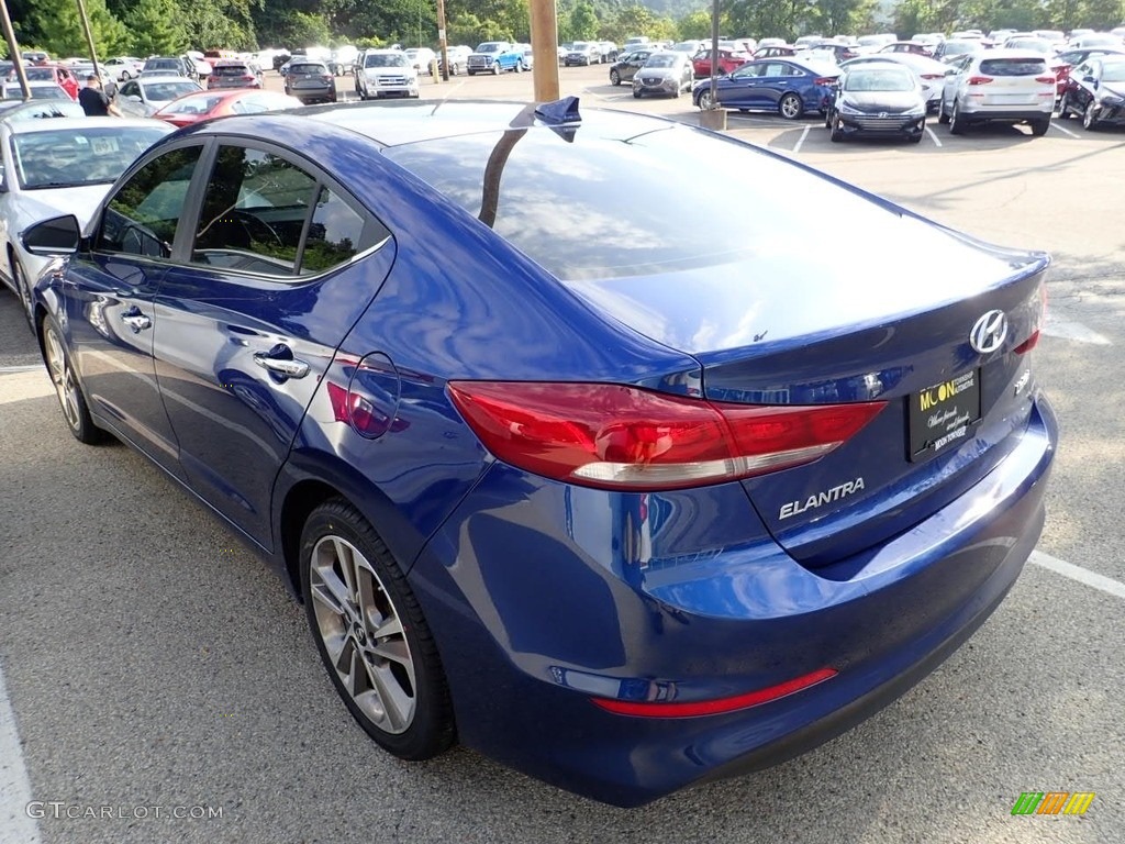 2017 Elantra Limited - Electric Blue / Gray photo #2