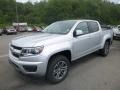 2019 Silver Ice Metallic Chevrolet Colorado WT Crew Cab 4x4  photo #1