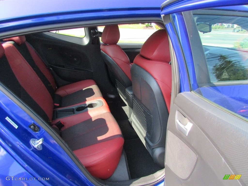 2014 Veloster Turbo - Marathon Blue / Black/Red photo #19