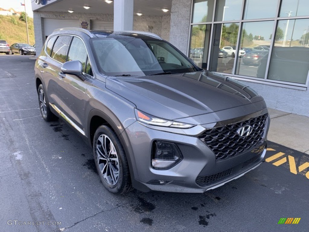Machine Gray 2020 Hyundai Santa Fe Limited 2.0 AWD Exterior Photo #134650778