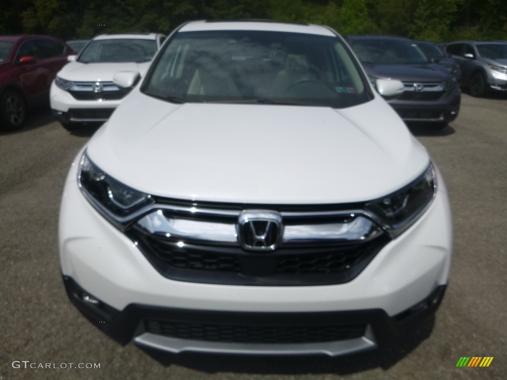 2019 CR-V EX-L AWD - Platinum White Pearl / Ivory photo #6