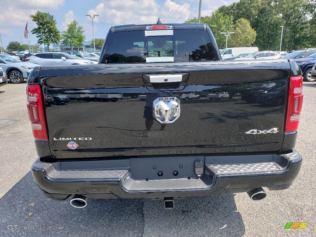 2019 1500 Limited Crew Cab 4x4 - Diamond Black Crystal Pearl / Black photo #5