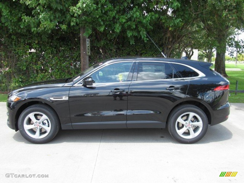 Santorini Black Metallic 2020 Jaguar F-PACE 25t Premium Exterior Photo #134651339