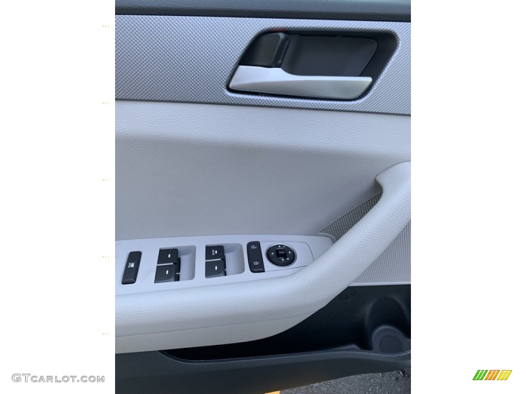 2019 Sonata SE - Quartz White Pearl / Gray photo #12