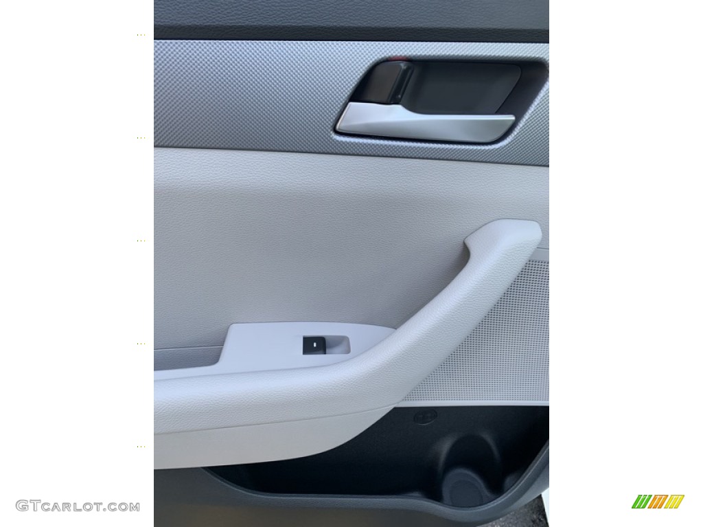 2019 Sonata SE - Quartz White Pearl / Gray photo #18