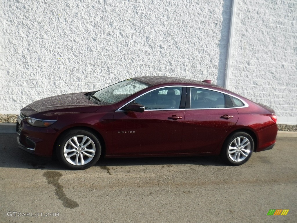 2016 Malibu LT - Crystal Red Tintcoat / Jet Black photo #2