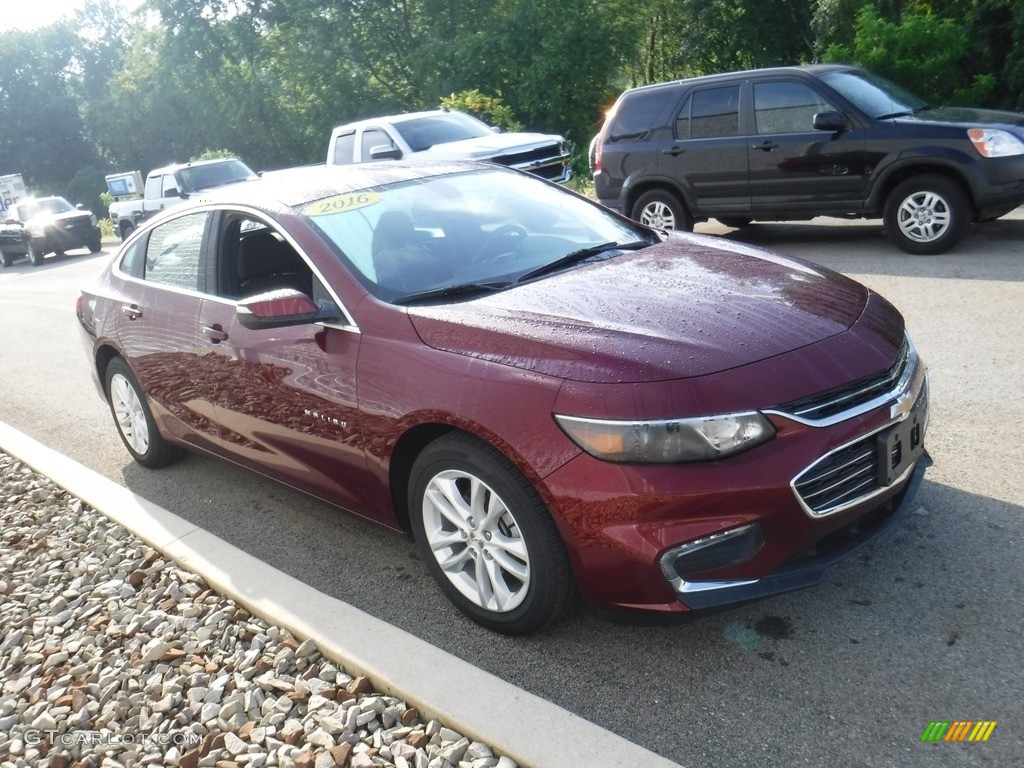 2016 Malibu LT - Crystal Red Tintcoat / Jet Black photo #5