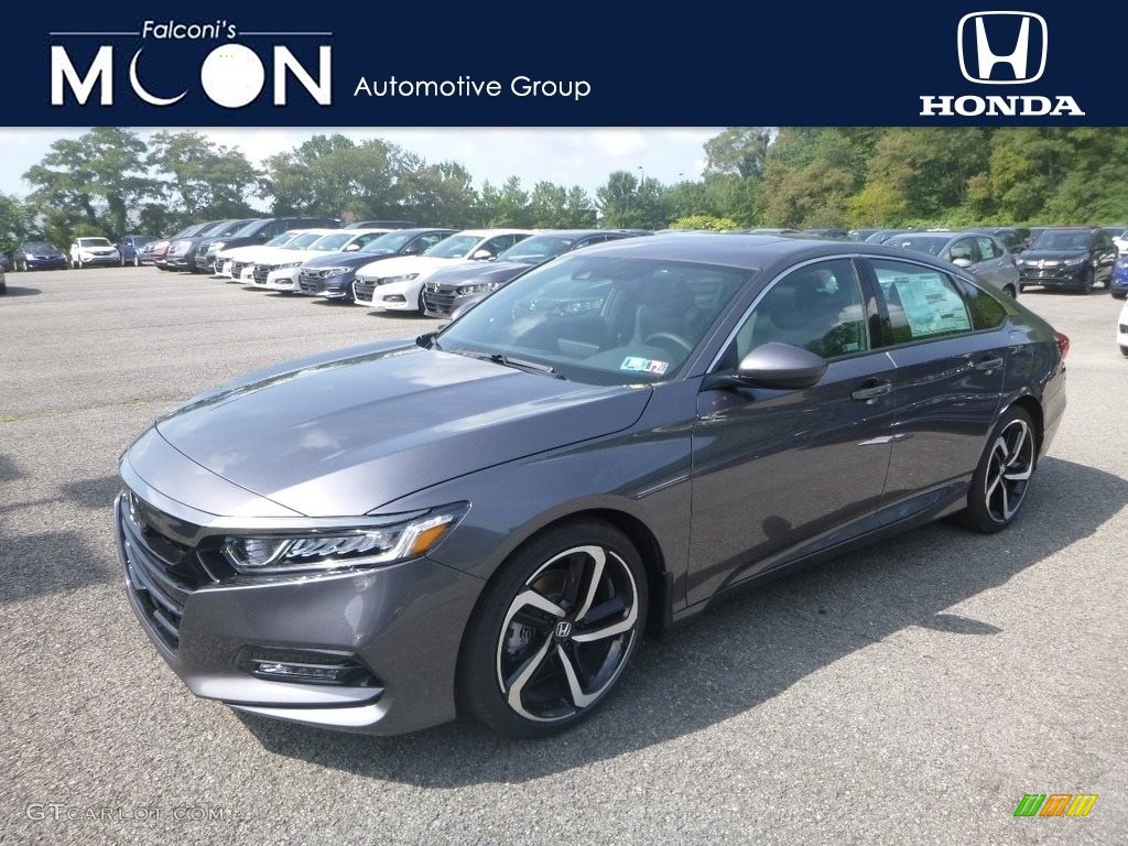 2019 Accord Sport Sedan - Modern Steel Metallic / Black photo #1