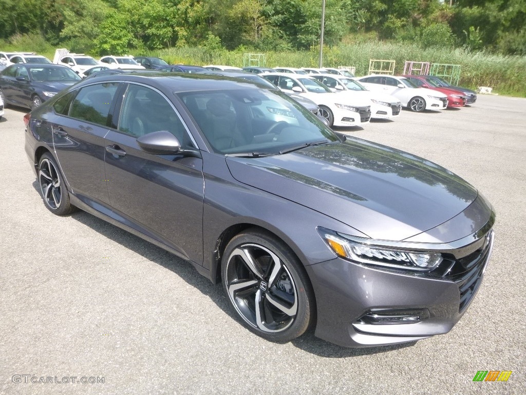 Modern Steel Metallic 2019 Honda Accord Sport Sedan Exterior Photo #134654111