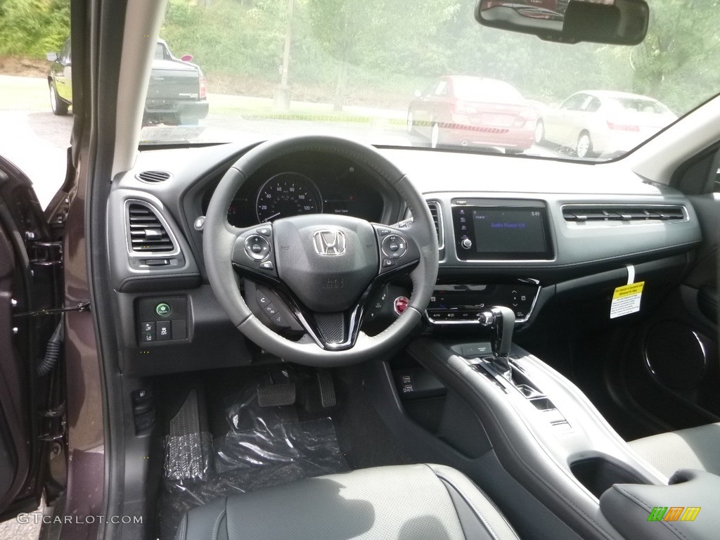 2019 Honda HR-V EX-L AWD Black Dashboard Photo #134654540