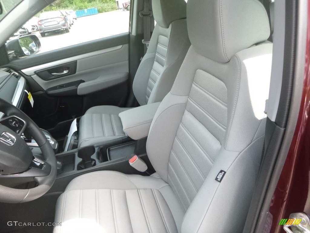 2019 CR-V LX AWD - Basque Red Pearl II / Gray photo #9