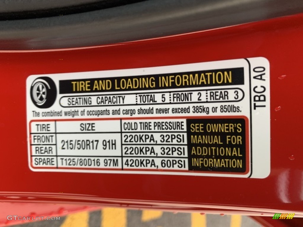 2019 Honda Civic EX Sedan Info Tag Photo #134654927