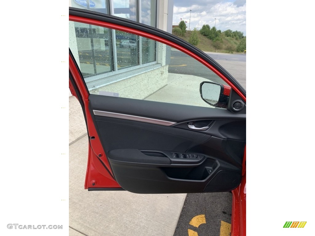 2019 Honda Civic EX Sedan Black Door Panel Photo #134654966