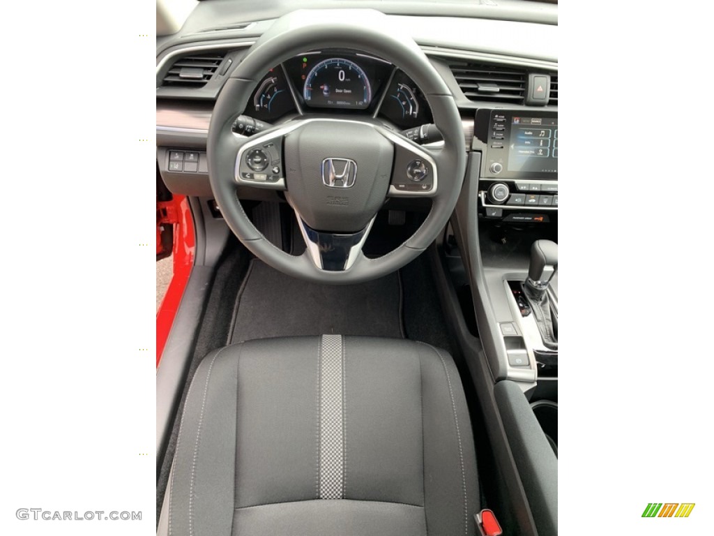 2019 Civic EX Sedan - Rallye Red / Black photo #13