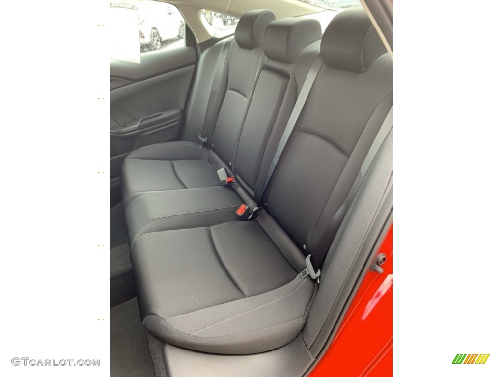 Black Interior 2019 Honda Civic EX Sedan Photo #134655074