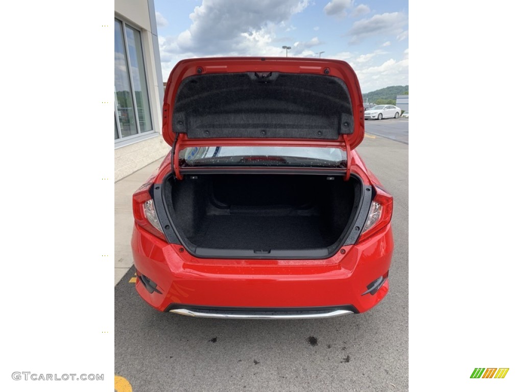 2019 Civic EX Sedan - Rallye Red / Black photo #19