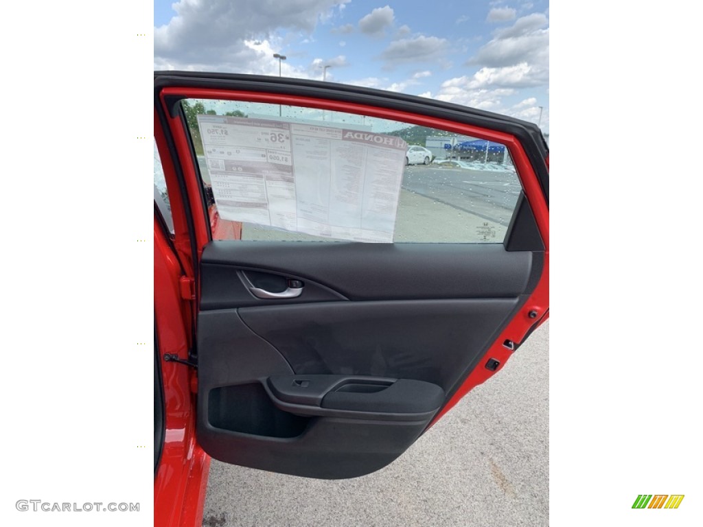 2019 Civic EX Sedan - Rallye Red / Black photo #22