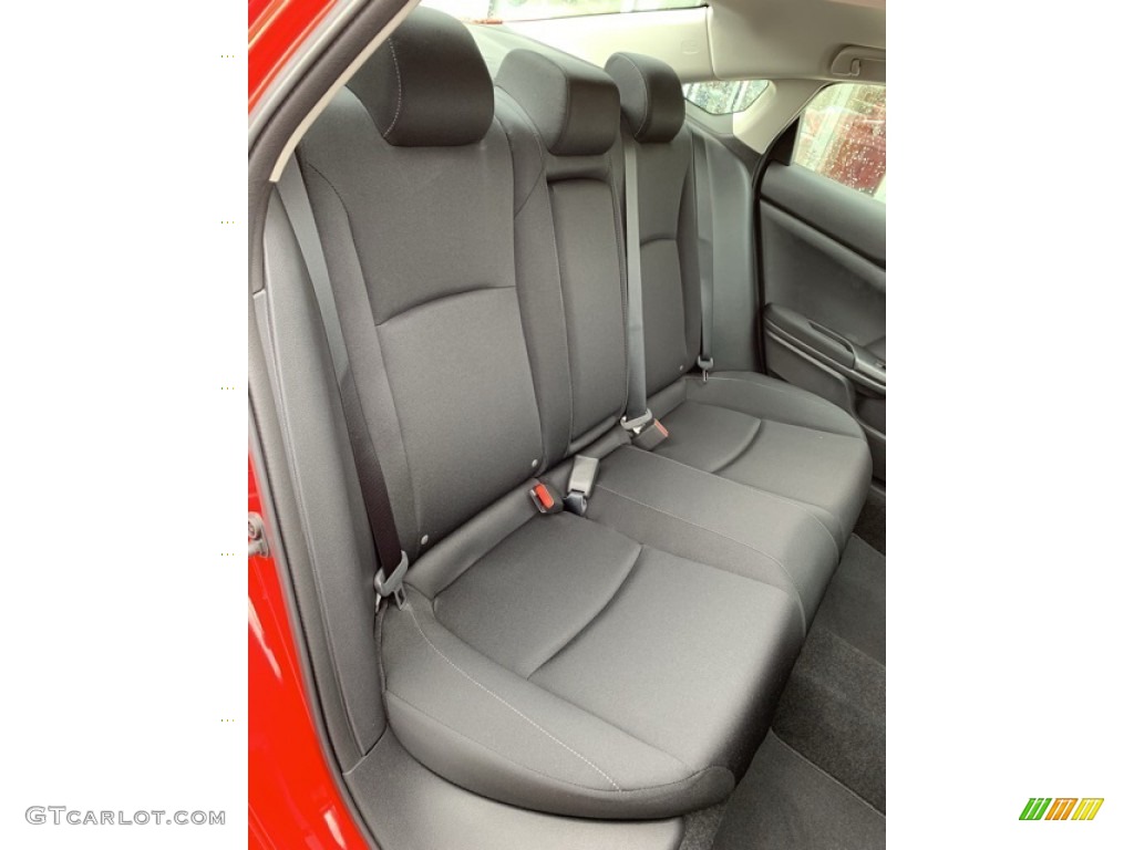 Black Interior 2019 Honda Civic EX Sedan Photo #134655185