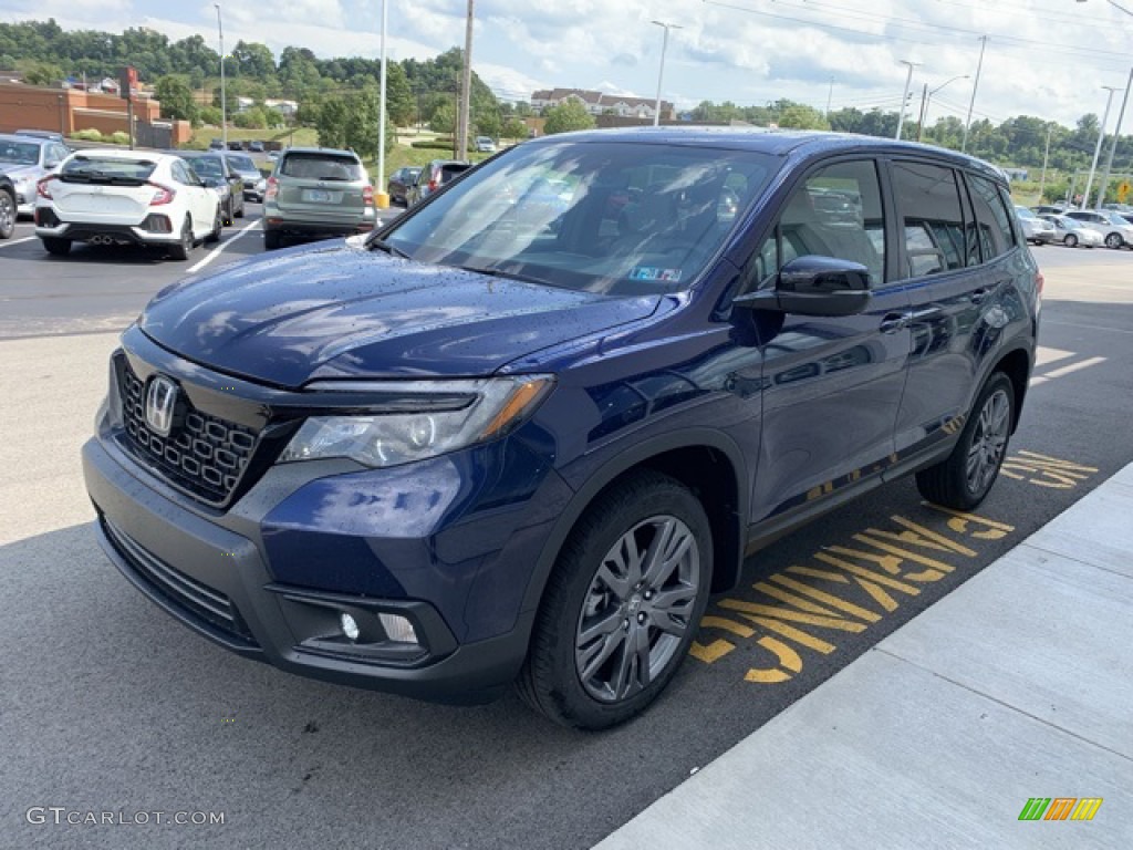 2019 Passport EX-L AWD - Obsidian Blue Pearl / Gray photo #4