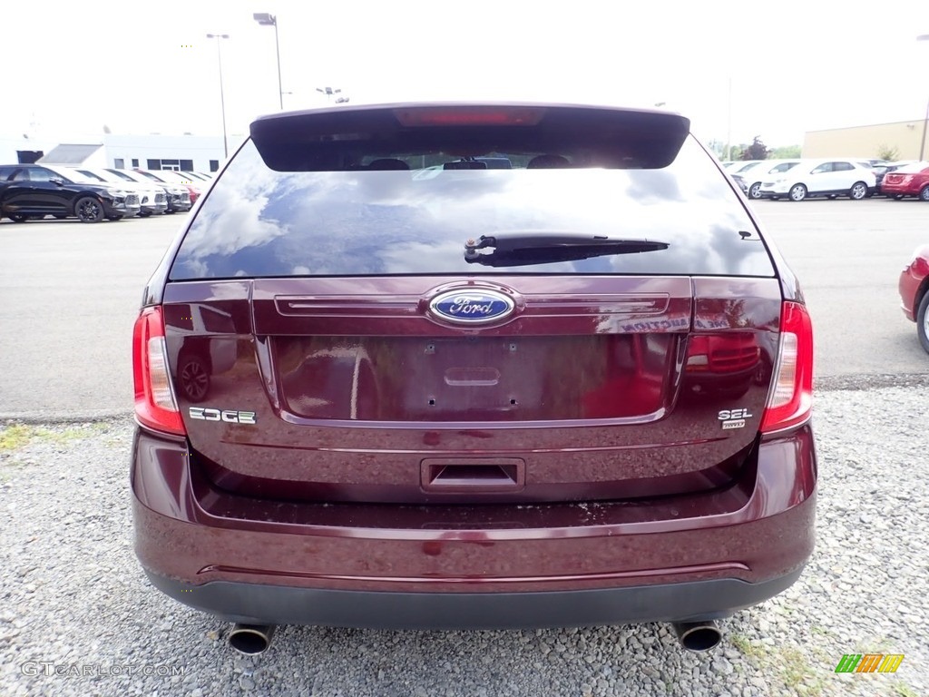 2011 Edge SEL AWD - Bordeaux Reserve Red Metallic / Charcoal Black photo #3