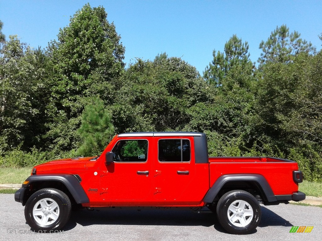2020 Gladiator Sport 4x4 - Firecracker Red / Black photo #1