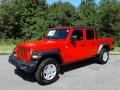 2020 Firecracker Red Jeep Gladiator Sport 4x4  photo #2