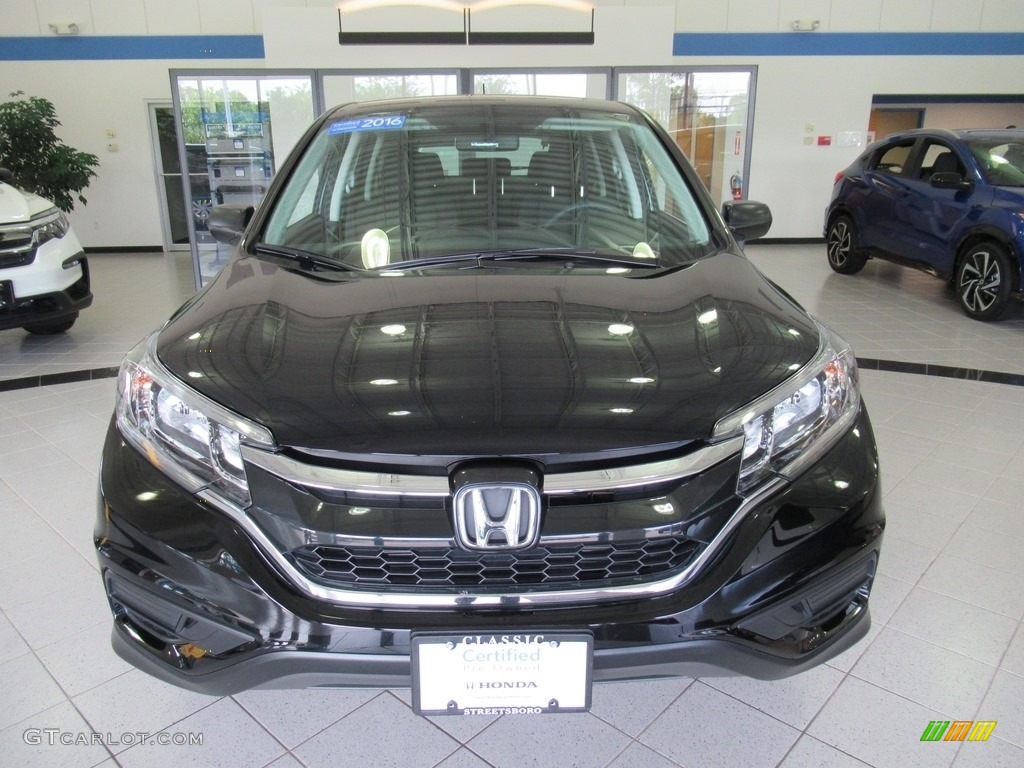 2016 CR-V LX AWD - Crystal Black Pearl / Black photo #2