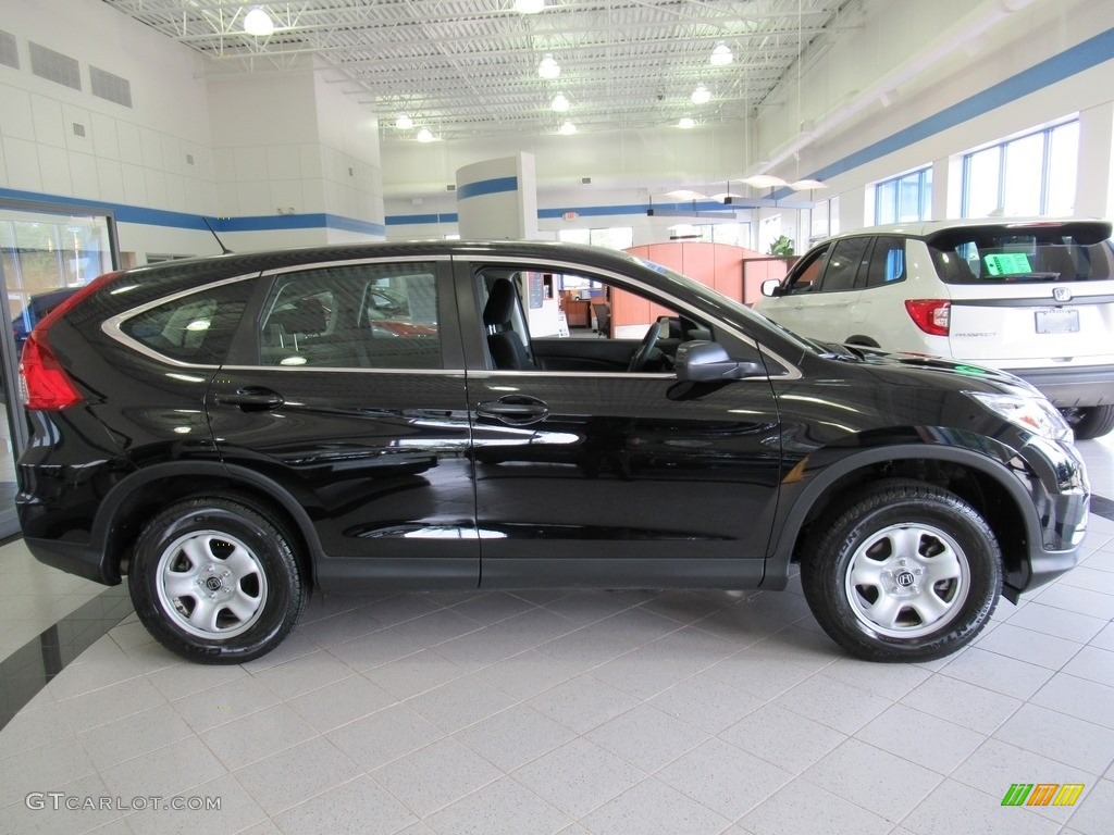 2016 CR-V LX AWD - Crystal Black Pearl / Black photo #4