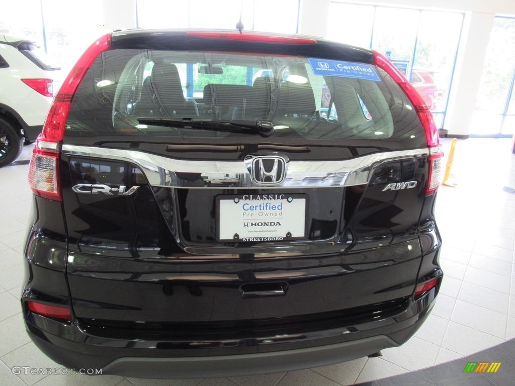 2016 CR-V LX AWD - Crystal Black Pearl / Black photo #8