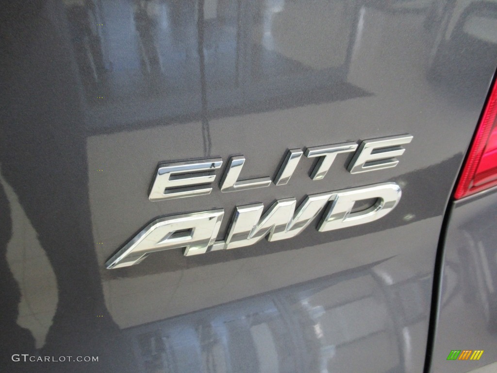 2016 Pilot Elite AWD - Modern Steel Metallic / Black photo #9
