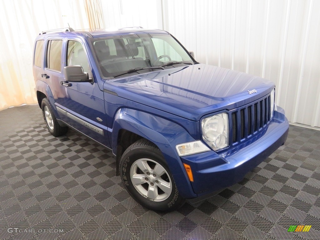 2010 Liberty Sport 4x4 - Deep Water Blue Pearl / Dark Slate Gray photo #2