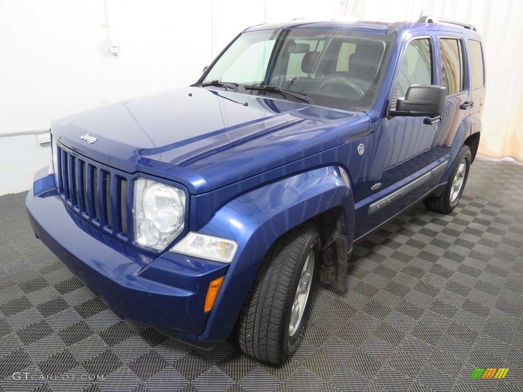 2010 Liberty Sport 4x4 - Deep Water Blue Pearl / Dark Slate Gray photo #7