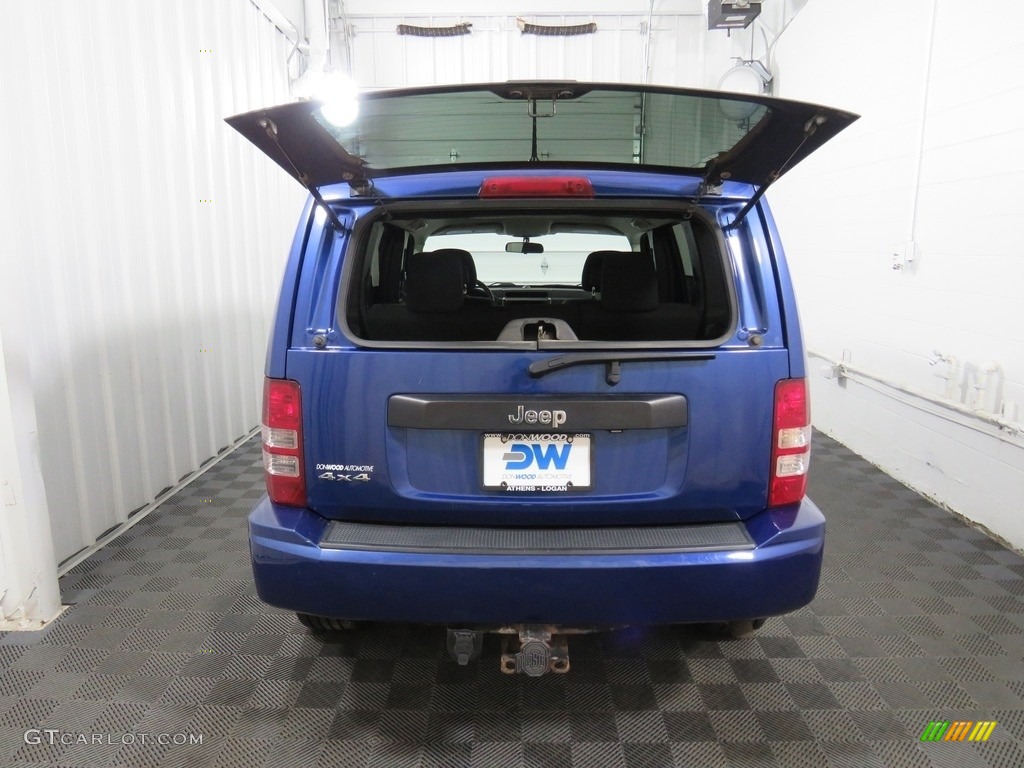 2010 Liberty Sport 4x4 - Deep Water Blue Pearl / Dark Slate Gray photo #12
