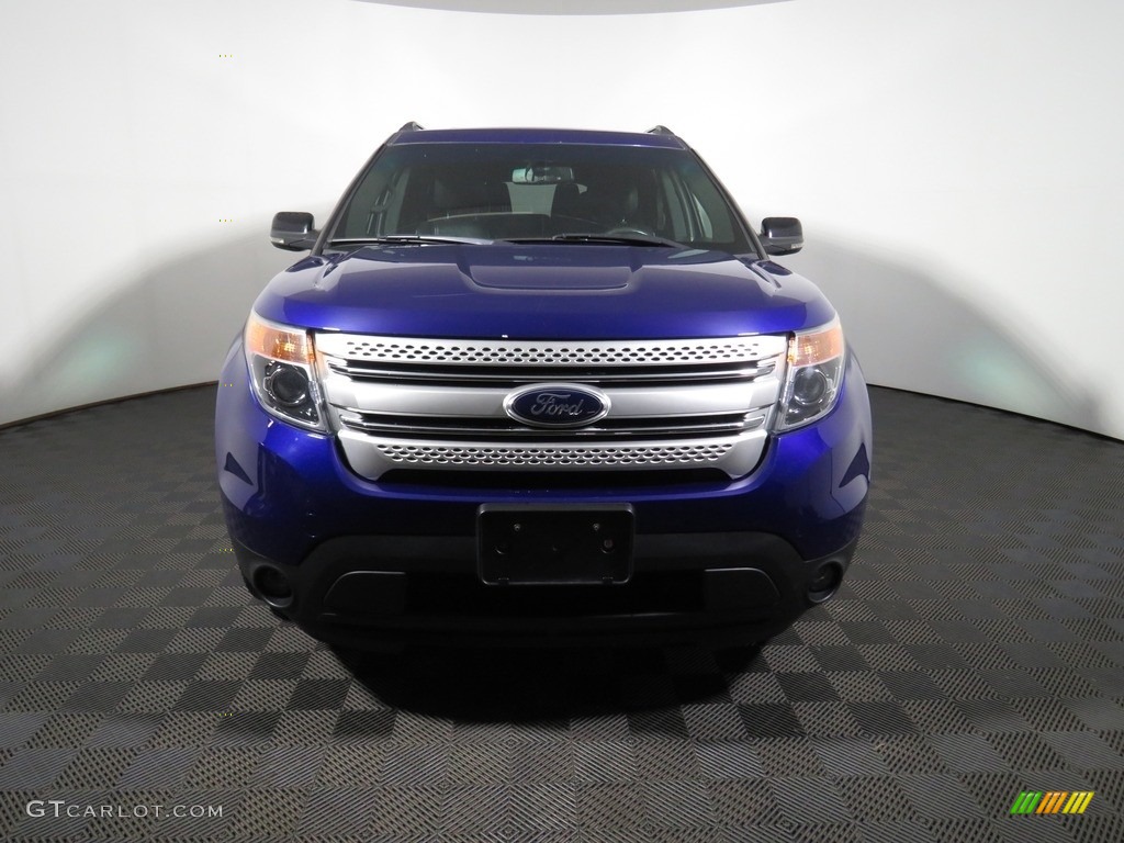 2013 Explorer XLT 4WD - Deep Impact Blue Metallic / Charcoal Black photo #5