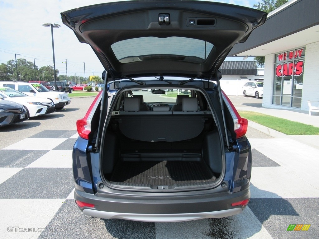 2017 CR-V EX-L AWD - Obsidian Blue Pearl / Gray photo #5