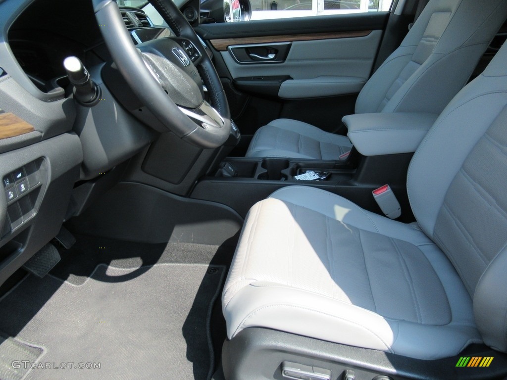 2017 CR-V EX-L AWD - Obsidian Blue Pearl / Gray photo #9