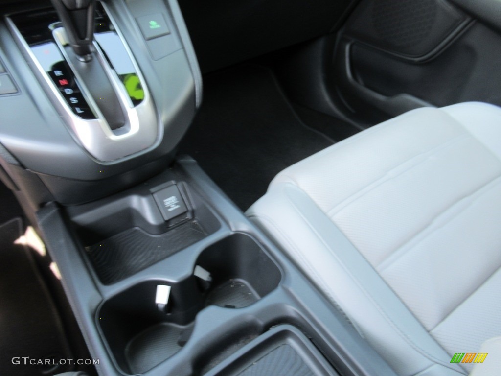 2017 CR-V EX-L AWD - Obsidian Blue Pearl / Gray photo #19