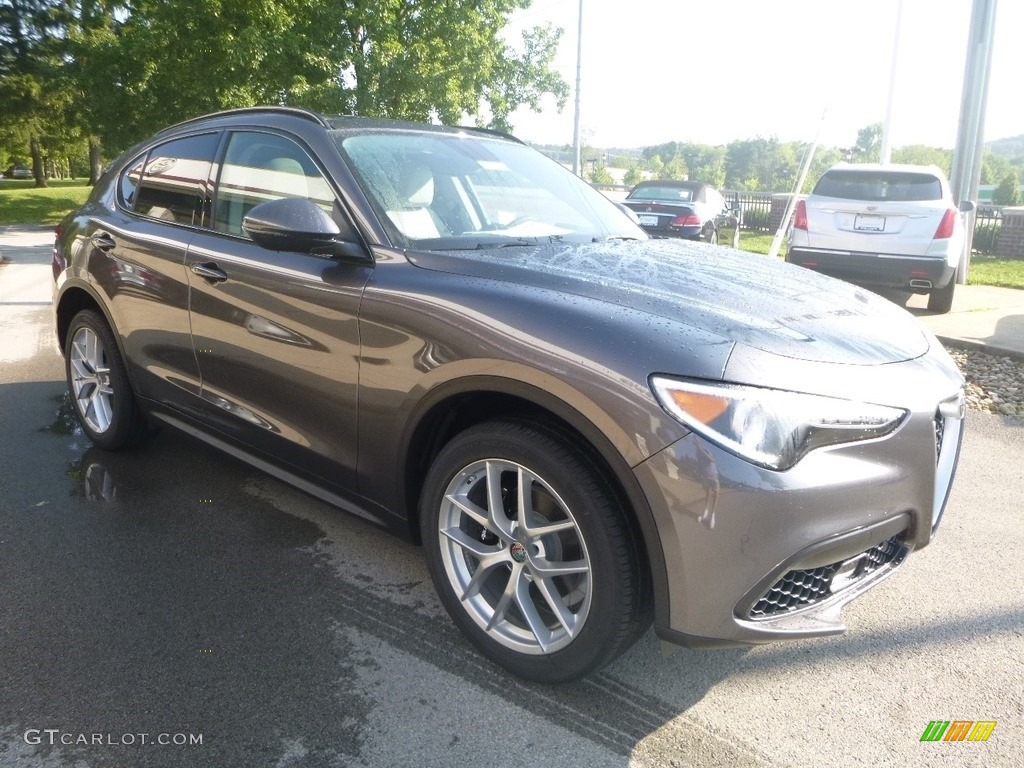 Vesuvio Gray Metallic 2019 Alfa Romeo Stelvio Sport AWD Exterior Photo #134662703